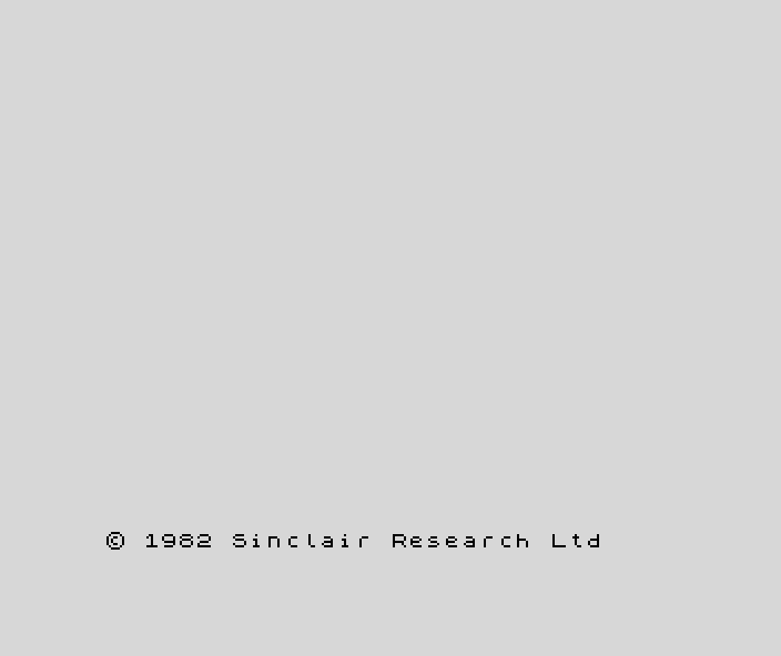 ZX Spectrum 48K boot